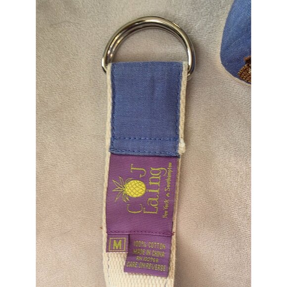 CJ Laing Embroidered Basket D-Ring Belt Medium - Picture 6 of 7